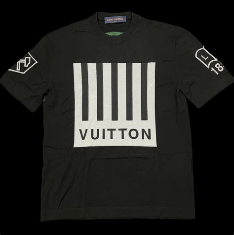 louis vuitton t-shirt barcode & earth